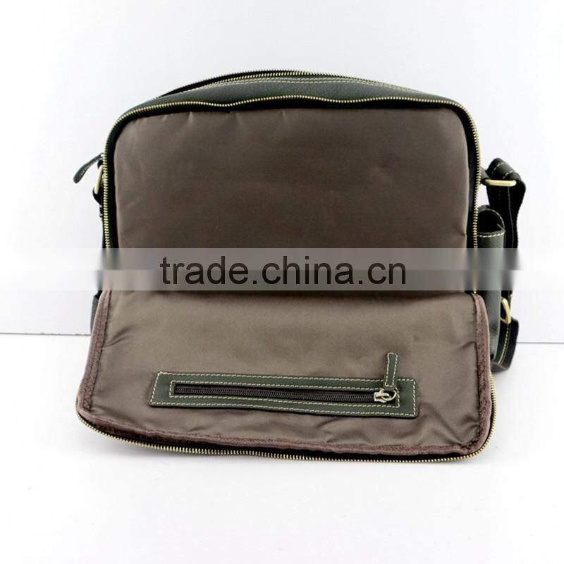 Hot selling fashion new style business genuine leather briefcase for men