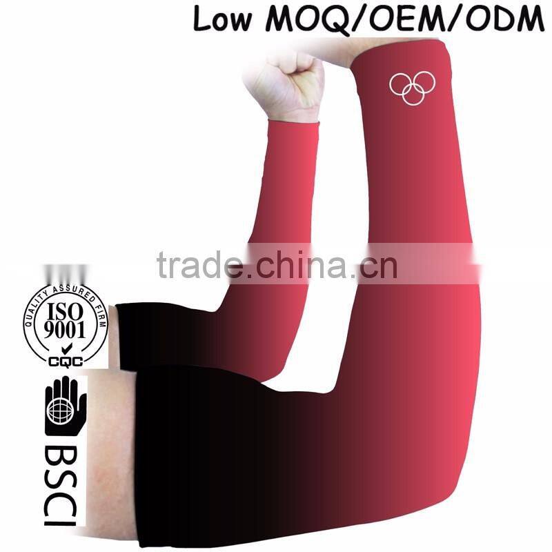 (Trade Assurance)popular Elastic Lycra Sports Arm Sleeves Cycling Armguards