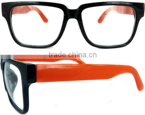 2013plastic reading glasses yellow frame reading glasses