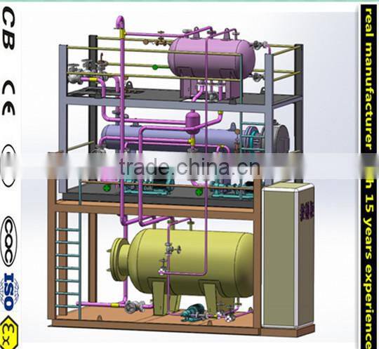 customized horizontal industrial pitch treat heating system