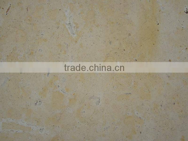 Yellow limestone for outdoor decoration, limestones tiles.