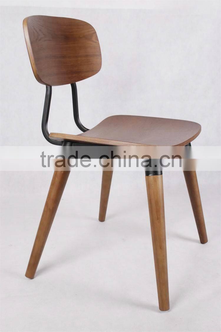 2016 New Design Restaurant Furniture Walnut/Ash Wood Dining Chair