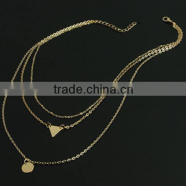 gold teenage jewelry fashion alloy necklaces jewelries