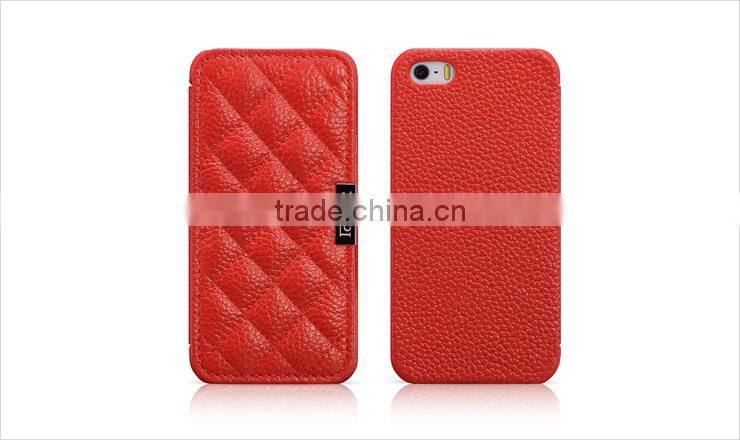 new leather folding wallet case for iphone 5