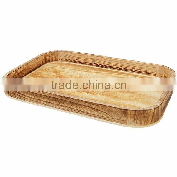 restaurant personlized service large wood tray