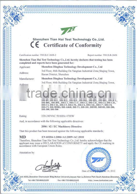 Dinghua Ajustable bottom heater soldering machine DH-5830