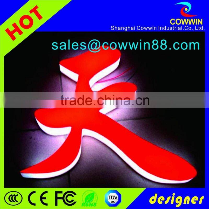 acrylic fashion letter p pendant jewelry Outdoor/Indoor /3d acrylic lettering for sale