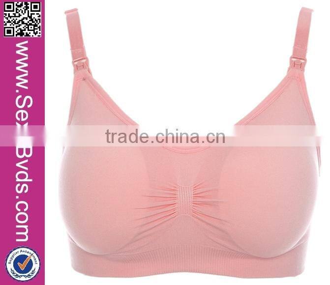 Front Bottom Maternity Nursing Bra Adjustabld Seamless Underwired Bra