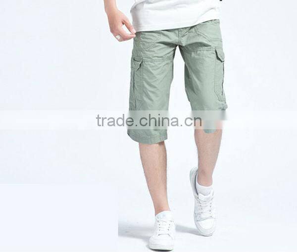 high quality fitness men 2 pockets casual shorts