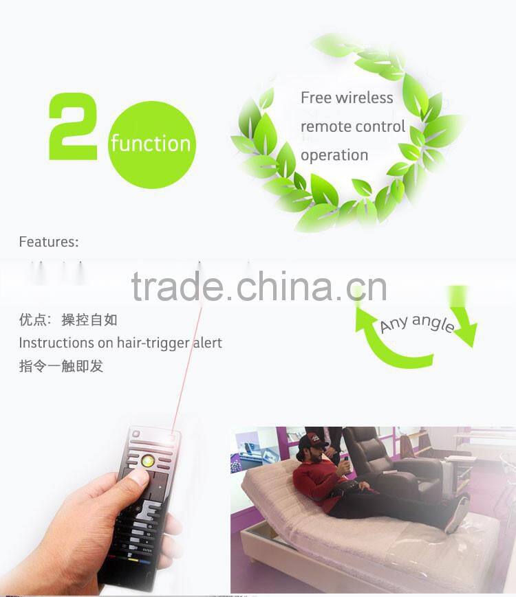 JC-2016 new design easy reading comfirtable folding adjustable bed remote control