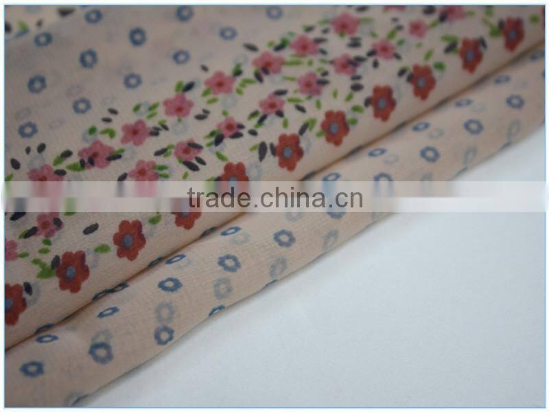 floral print chiffon blouse fabric