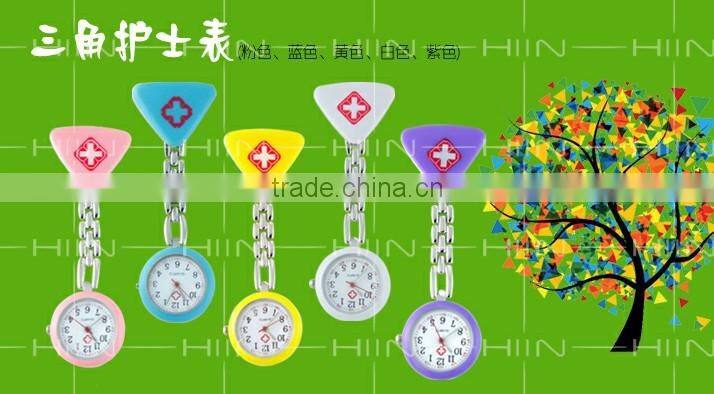 Woman big famous top brand waterproof smile nurse watches