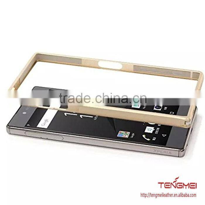 Super luxury aluminium frame for sony xperia z5 mobile phone case