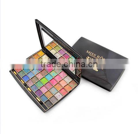 Miss Rose 3D Charm Wet 48 colors Makeup Eyeshadow Palette Set, Professional Cosmetics Naked Eye Shadow With Matte Glitter