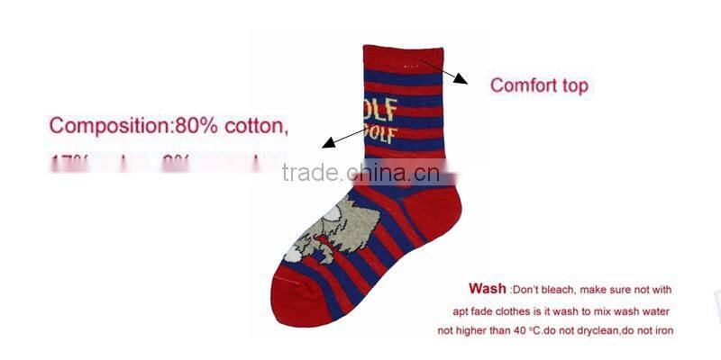 Boy Cotton Animal Designed Socks
