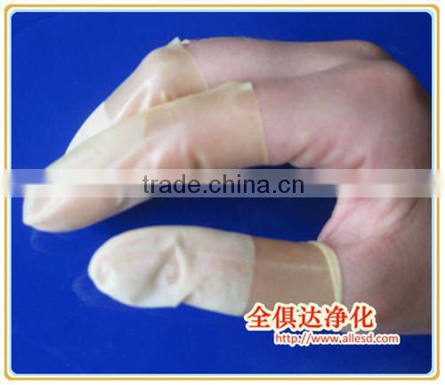 Powder Free Antistatic Latex Finger Cot For Clean Room Black Pink White Yellow