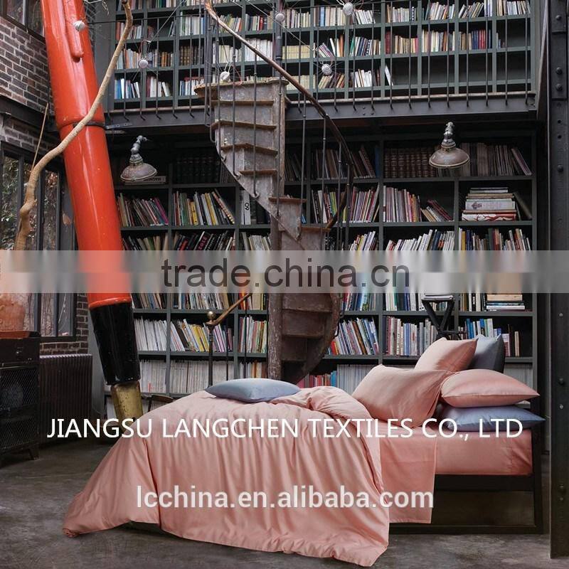 2016 Spring classic satin soft cotton bedding set bed sheet