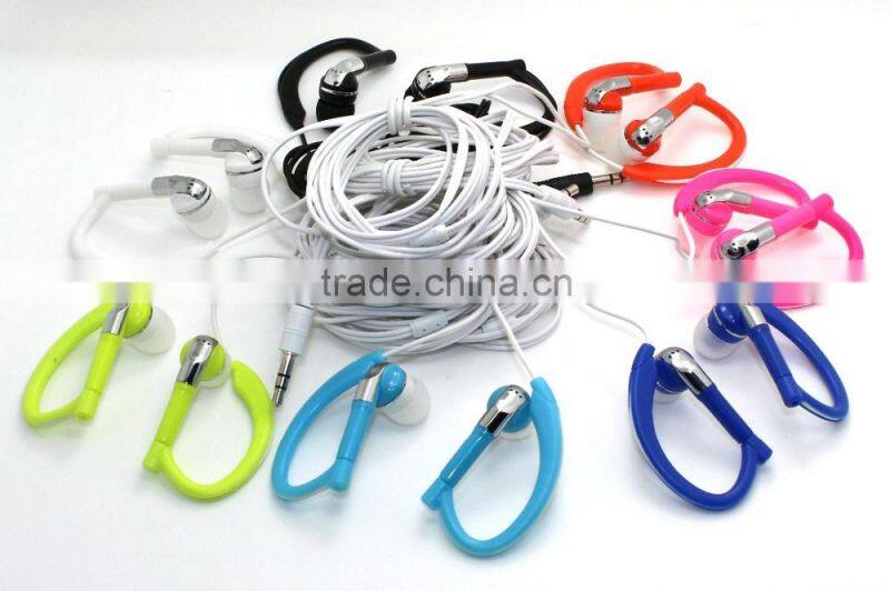 EARHOOK! IPX4 waterproof earphone wired earphone high quality/PC