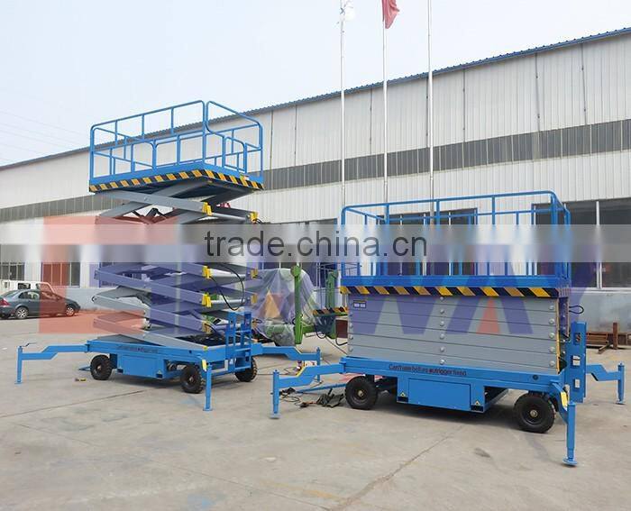 Hydraulic mobile scissor lift work platform price