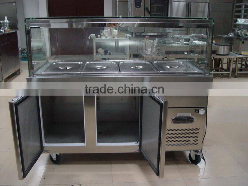 Luxurious salad bar refrigerator sale