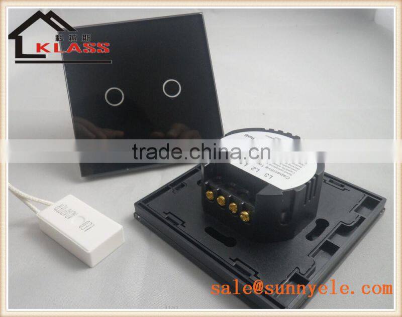 EU AND UK Single Live Line smart Touch Sensor Switch CE AND ICE for apartment and hotel