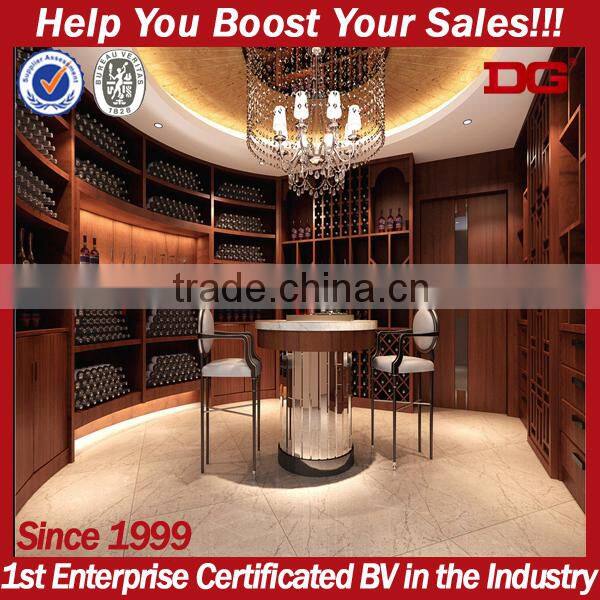 wine bar furniture/wine display fixture/decoration for wine shop
