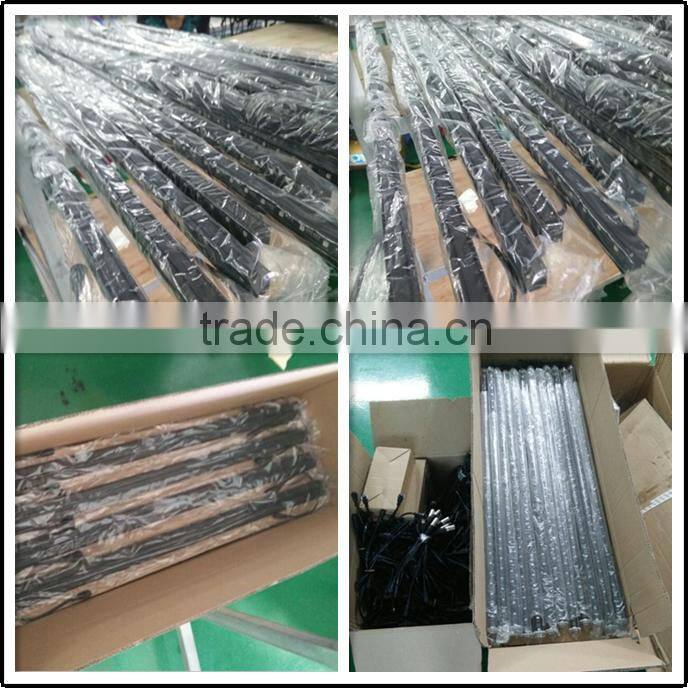 China supplier DMX512 RGB LED light bar with aluminium profile and milky diffuser