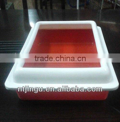 Plastic portable cat toilet