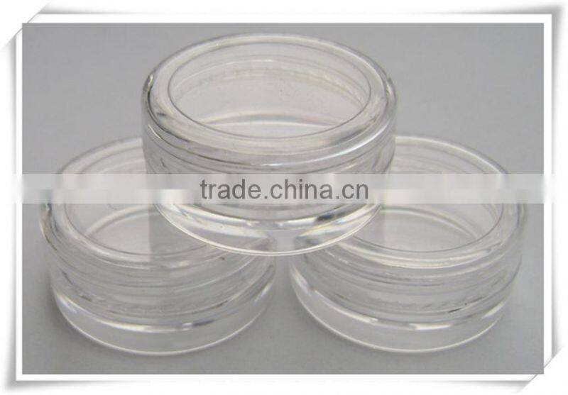 Nice looking high quality luxury round empty single eyeshadow case