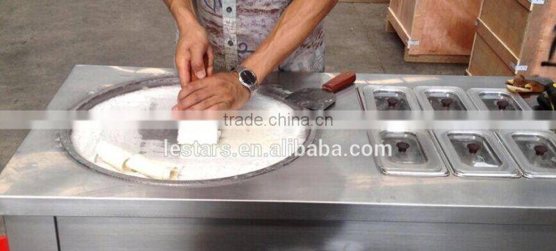2016 Lestars Miguelitos Multi-functional Flat Pan Frying Ice Pan Machine