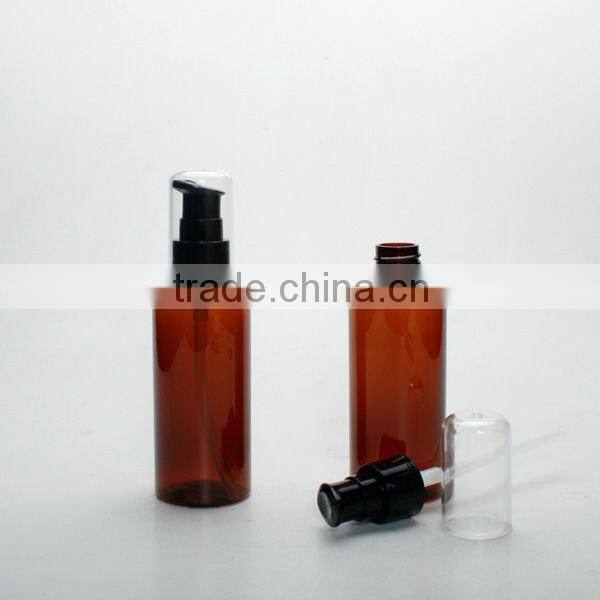 Treatment pump PET 100ml Brown Clear