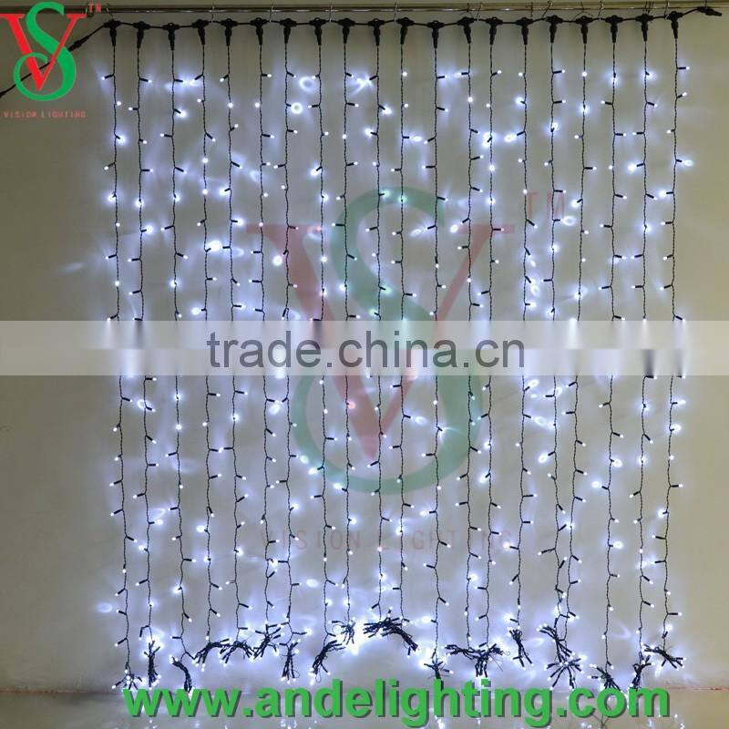Christmas IP65 waterproof led snowfall curtain lights