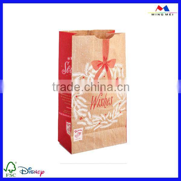 Christmas paper bag for christmas decorate , christmas gift bag for gift packaging
