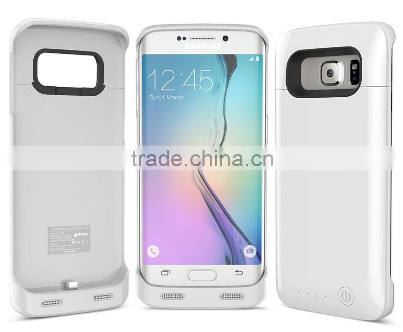 Wholesale iFans Ultra Slim Rohs For Samsung S6 Edge Power Bank Case 3500mAh
