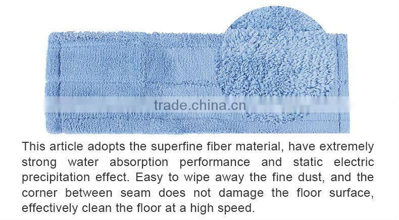 FlEXIBLE microfiber easy clean flat mop