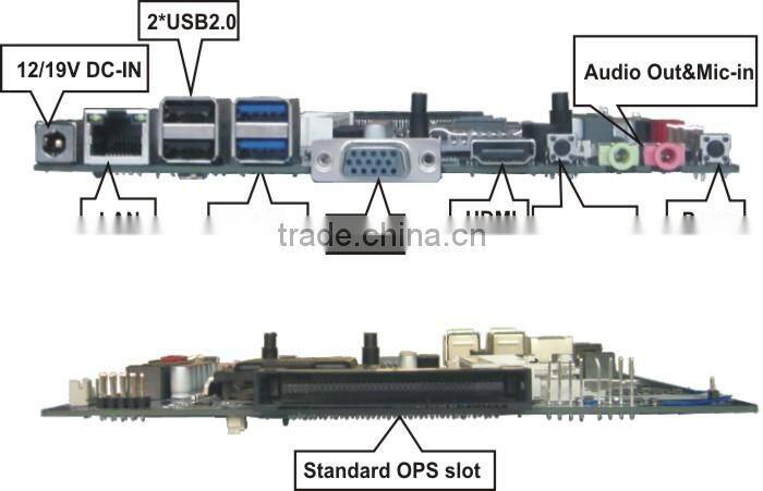 mini ITX board for restaurant pos system OPS board barebond