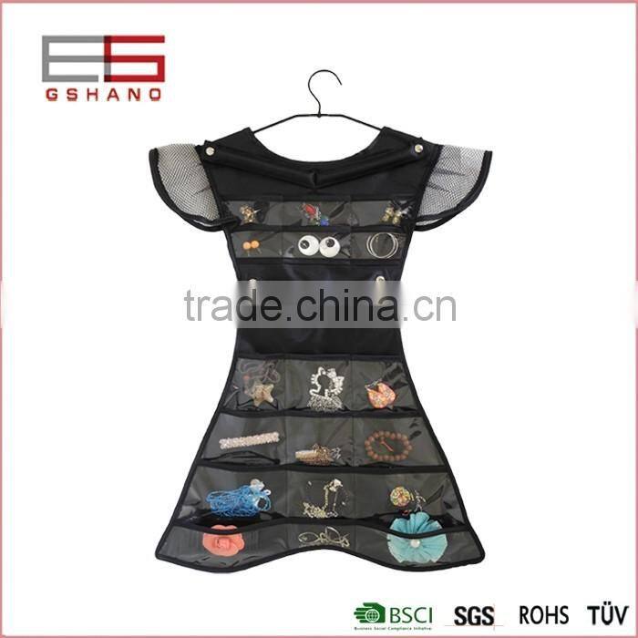 factory sale polyeater hanging jewelry dress organizer