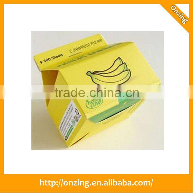 Onzing good quality 8x8x8 loose leaf paper cube for office