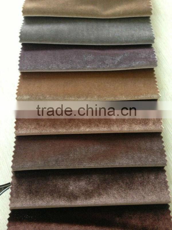 Shiny knitted Sofa flash Velvet bonding with backing fabric