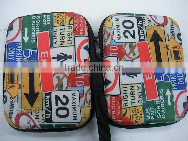 GC-Jersey fabric nylon zipper closure portable cable eva package