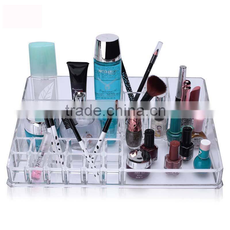 Makeup jewelry box finishing new style acrylic material high quality for Europe and American market