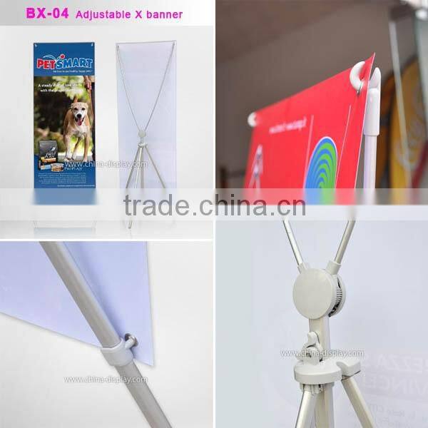 Table top mini display stand X banner