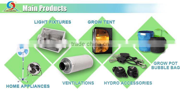 Hydroponic grow light reflector air cool tube for grow tent