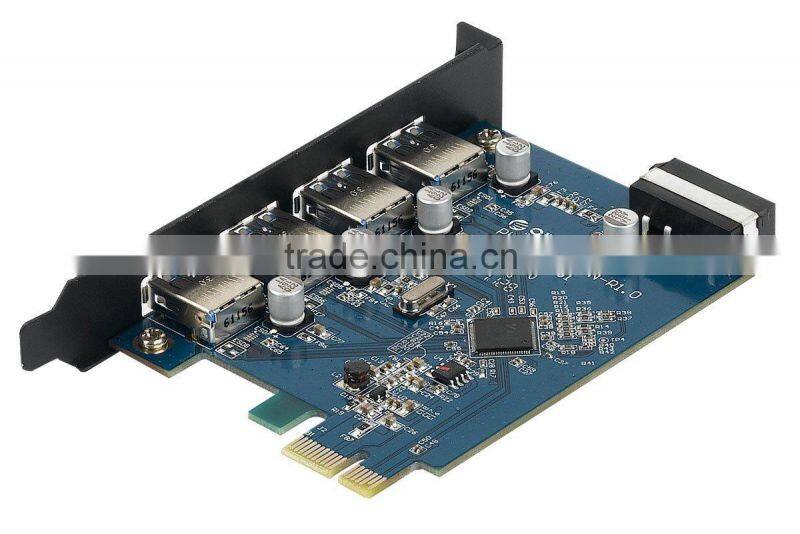 4ports USB3.0 express card, PCI-E express card,4 port usb express card