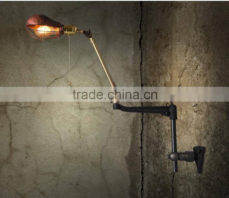 Old Style Vintage Edison Bulb Metal Wall Light