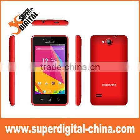 China factory 4inch unlocked Spreadtrum 7731 Quad core android 3G smart phone