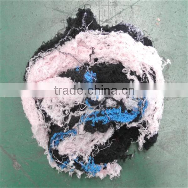 Color cotton yarn waste