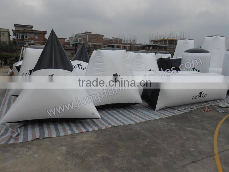 inflatable cylinder bunker/inflatable barrier bunker/inflatable paintball obstacle