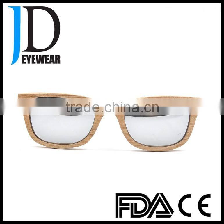 hot sale classic driver natural wood and bamboo sunglasses with blinds