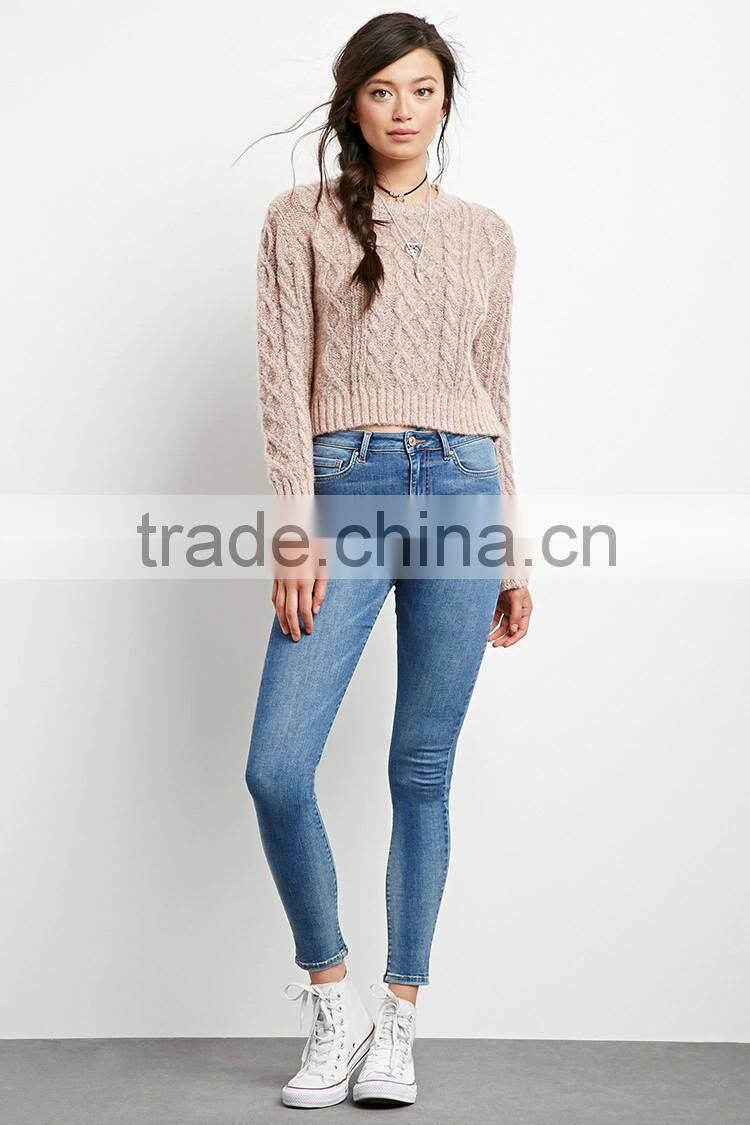 Sculpted High-Rise Biker Jeans Custom Skinny Jeans